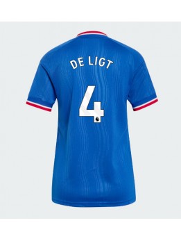 Ženski Nogometna dresi replika Manchester United Matthijs de Ligt #4 Gostujoči 2026-27 Kratek rokav